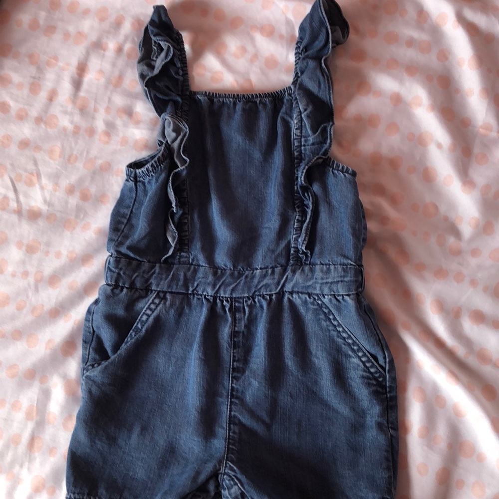 Denim romper